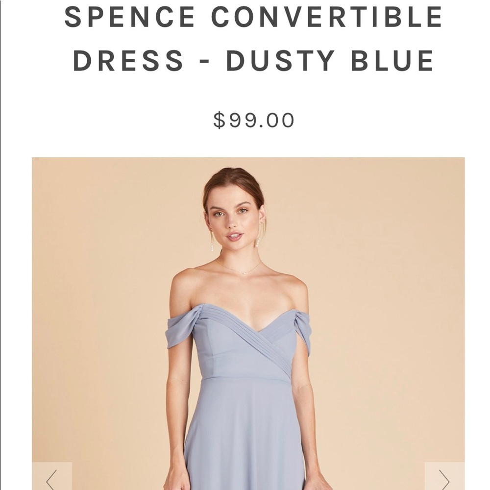 Birdy Grey Spence Bridesmaid Dress in Dusty Blue
